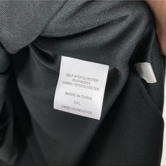 New York & Company Gabrielle Union Silver Shimmery Draped Dress - Picture 8 of 10